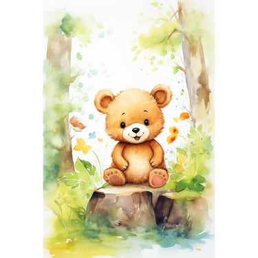 ours peinture maternelle